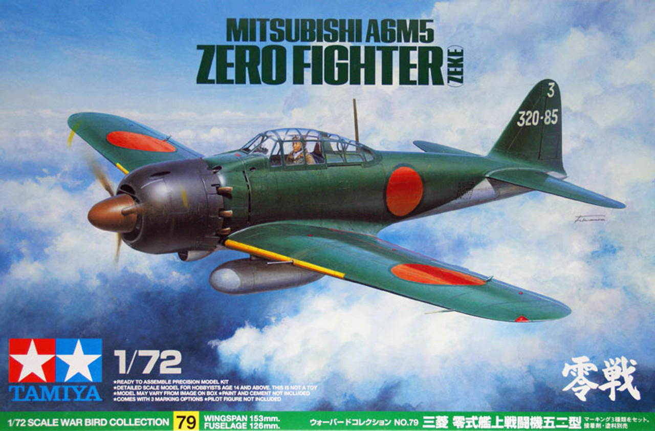 Tamiya 1/72 A6M5 Tp.52 Zero 60779